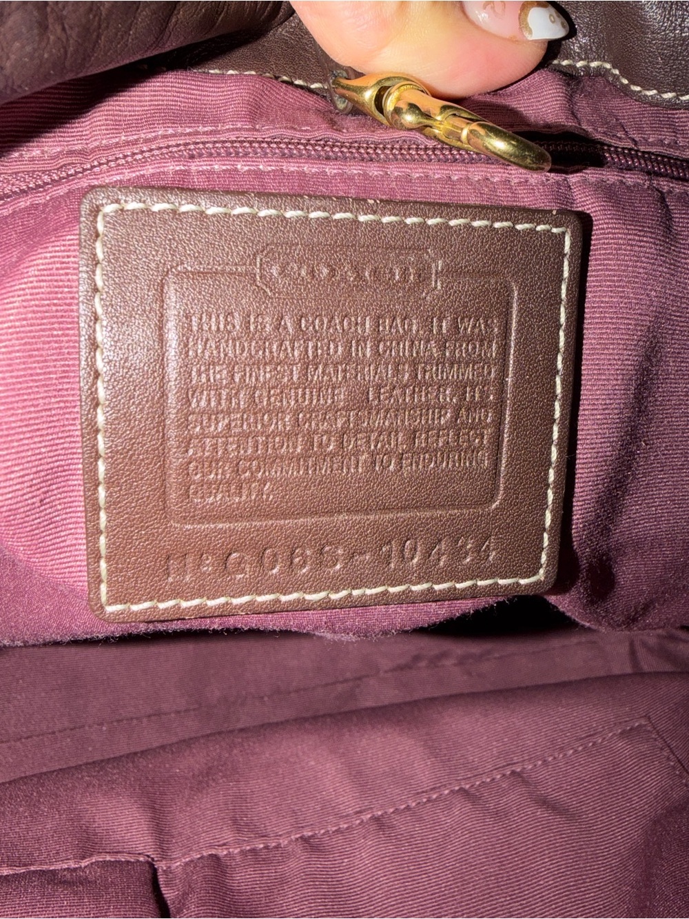 Coach Patchwork Shoulder Bag - Brown, Pink, Tan, Cream - Picture 4 of 8